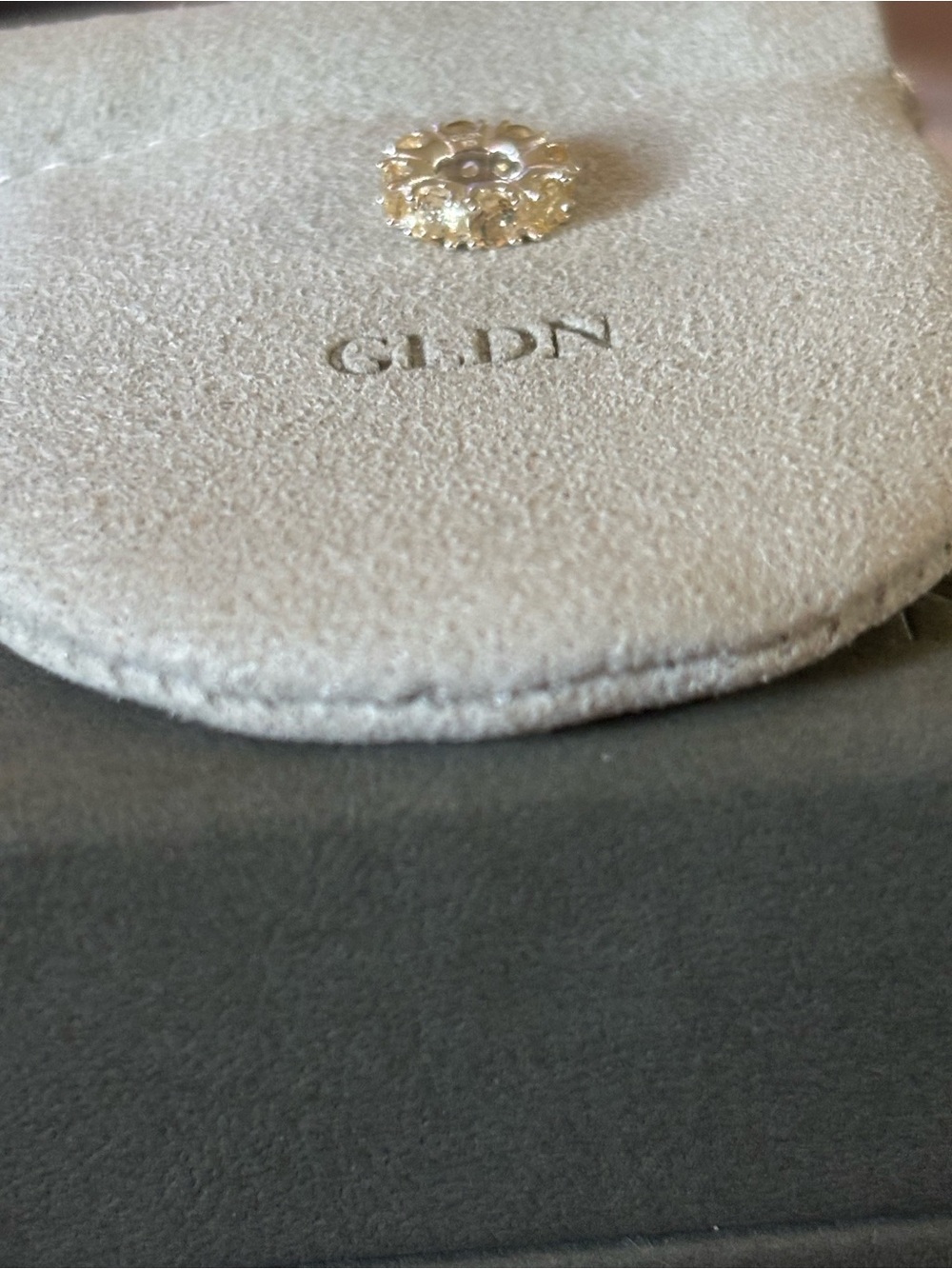 GLDN Sunshine Citrine Sterling Birthstone Bead
